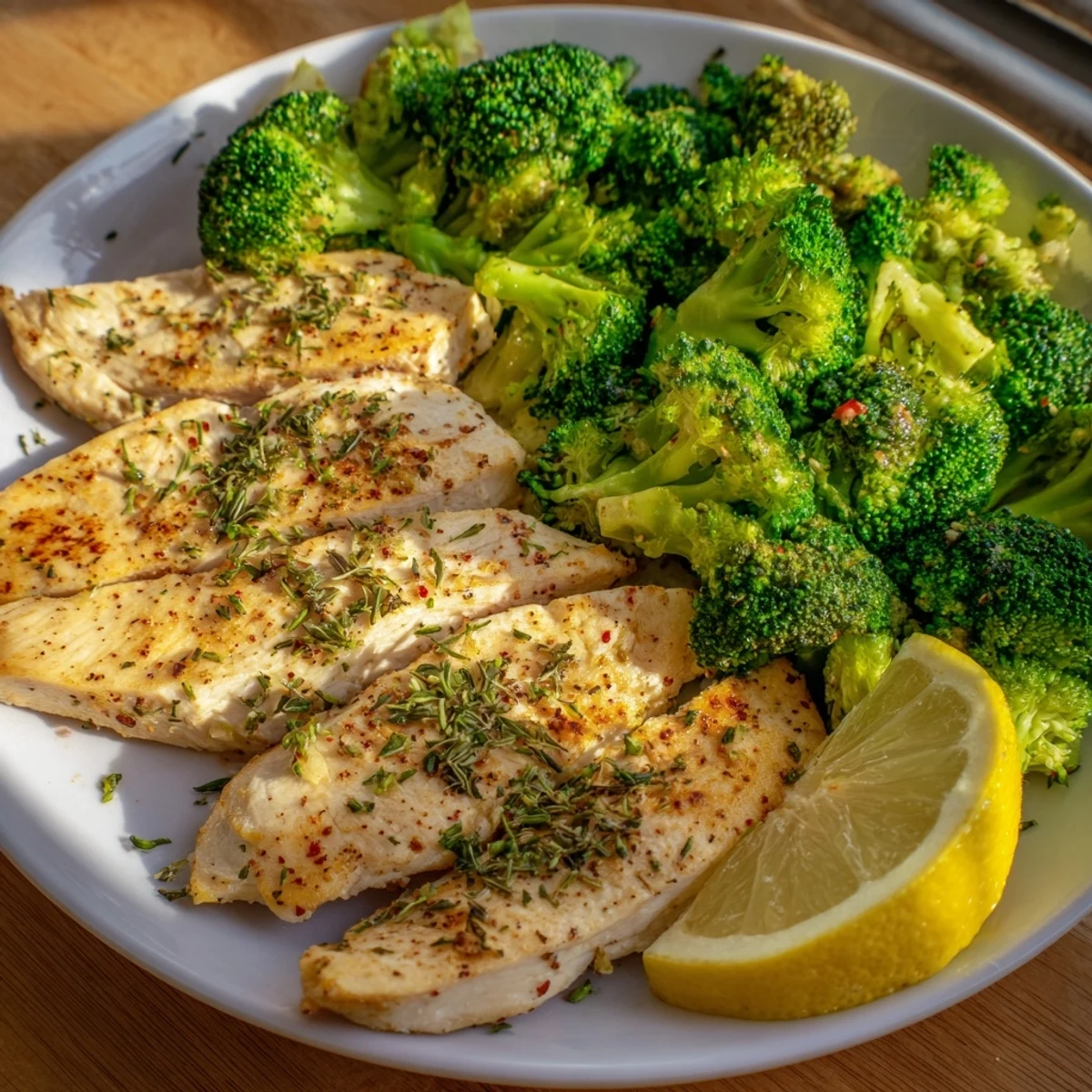 Vibrant green broccoli and juicy chicken breast are cooked quickly in the microwave for this Microwave-Steamed Chicken and Broccoli.