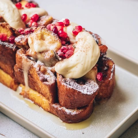 Soft Spice Baked French Toast