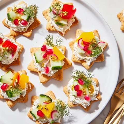 Ornament Shaped Cracker Toppings