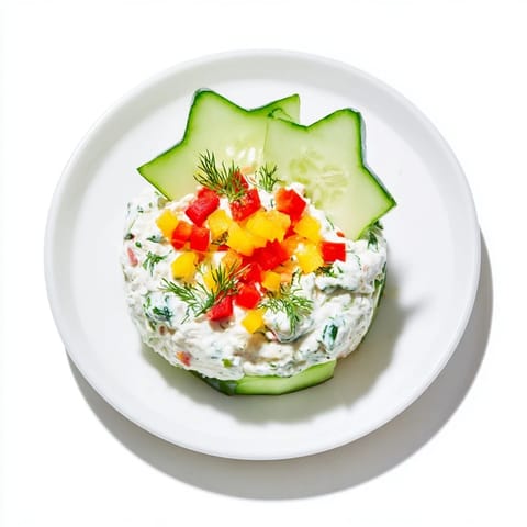 Holiday Star Cucumber Bites