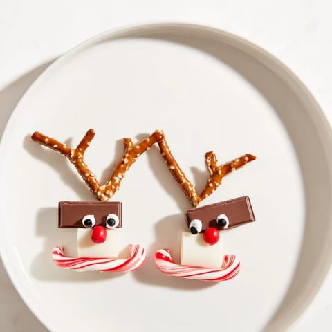 Rudolph Candy Cane Sleds
