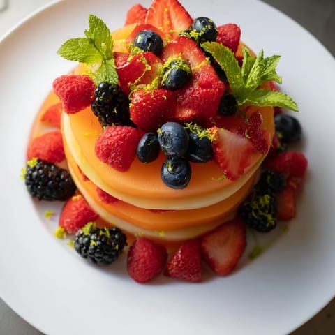 Layered Melon and Berries