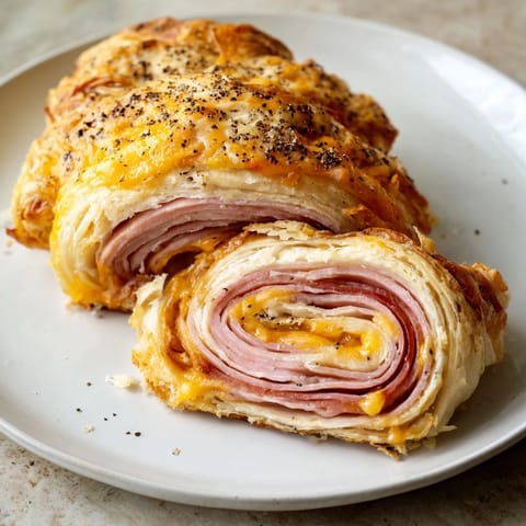 Savory Ham Cheese Pinwheels