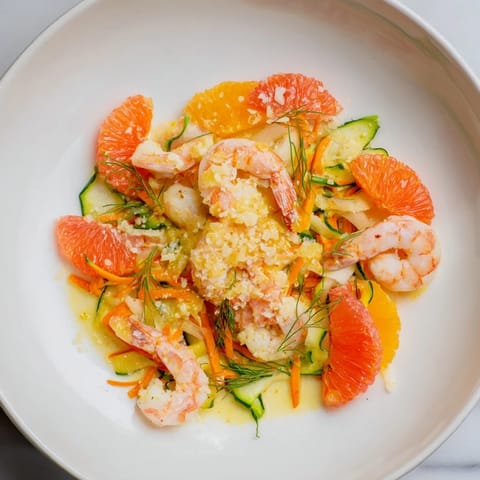 Coral Reef Shrimp Citrus Gruyere