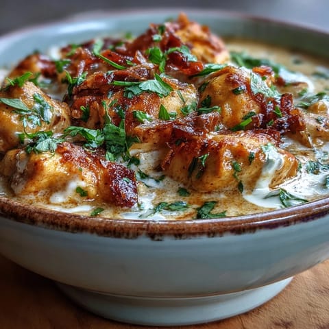 A close-up of Easy Chicken Curry served with fluffy basmati rice and warm naan, perfect for a comforting dinner.