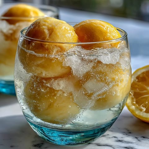 Limoncello Sorbet Float