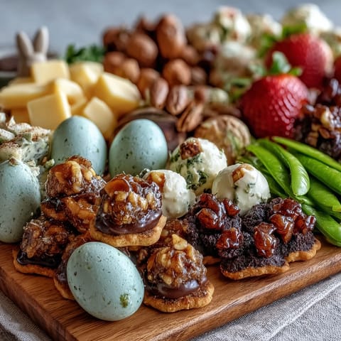 Spring Charcuterie Easter Basket