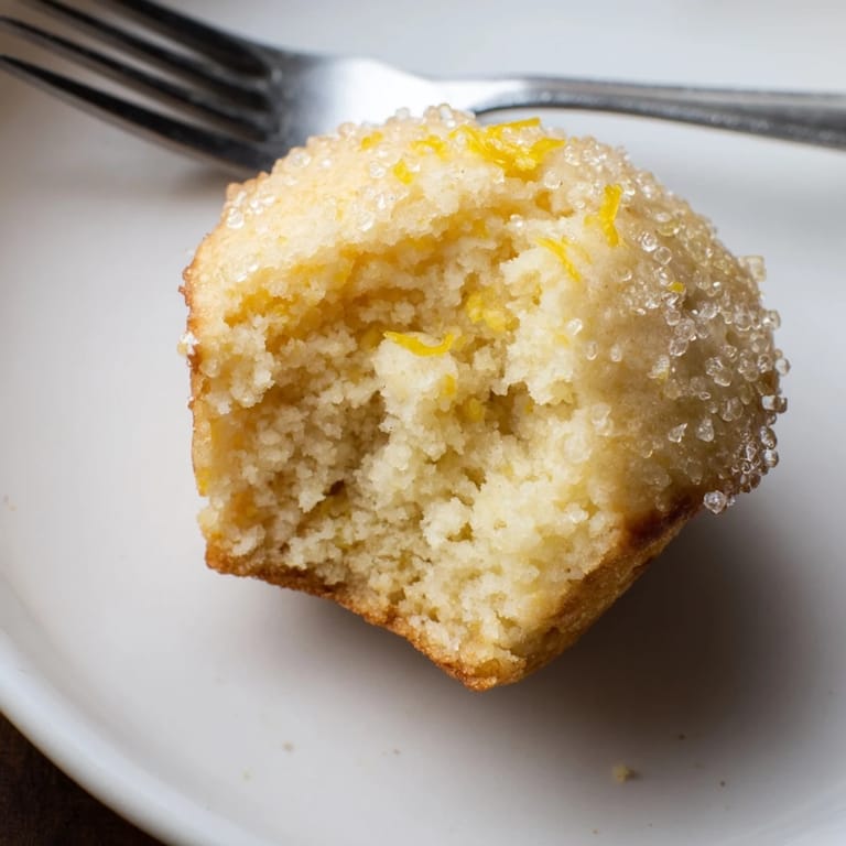 Image of Simple Sweet Lemon Zest Muffins, with visible lemon zest, ready to be enjoyed as a tasty dessert.