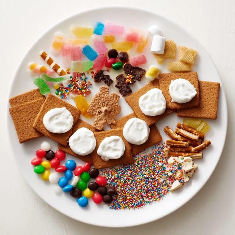 Vibrant treats lead along a gingerbread path, a playful Candy Land Gingerbread Path board display.