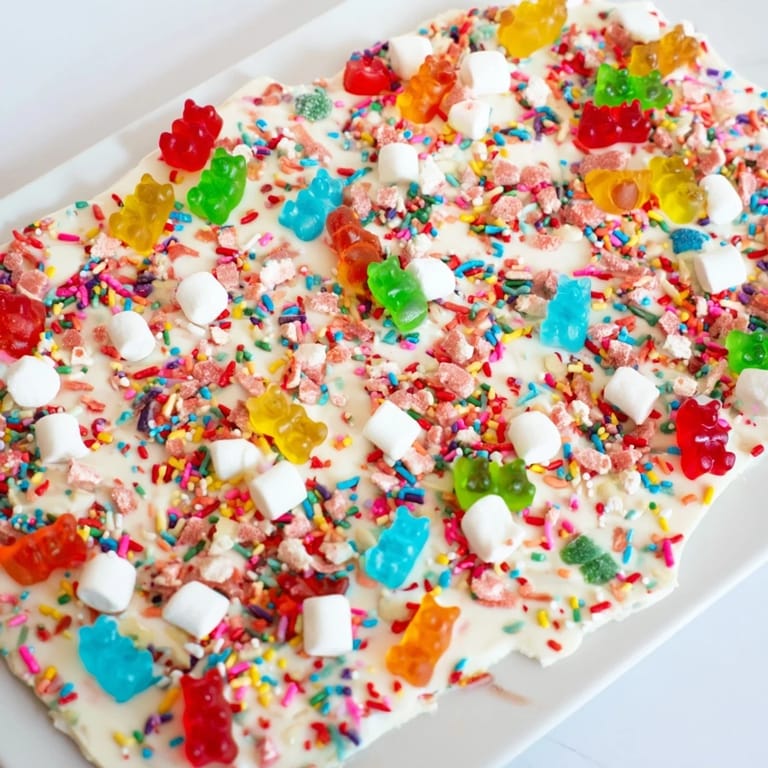 Bright, vibrant image of Sweet Treats: gummy bears and candy canes festively arranged for a sweet snack.