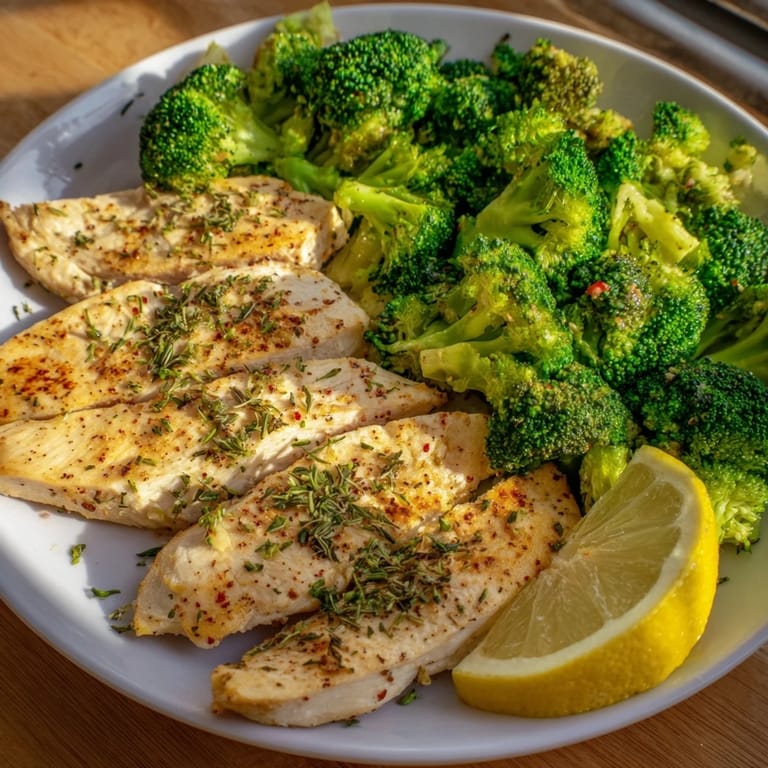 Vibrant green broccoli and juicy chicken breast are cooked quickly in the microwave for this Microwave-Steamed Chicken and Broccoli.