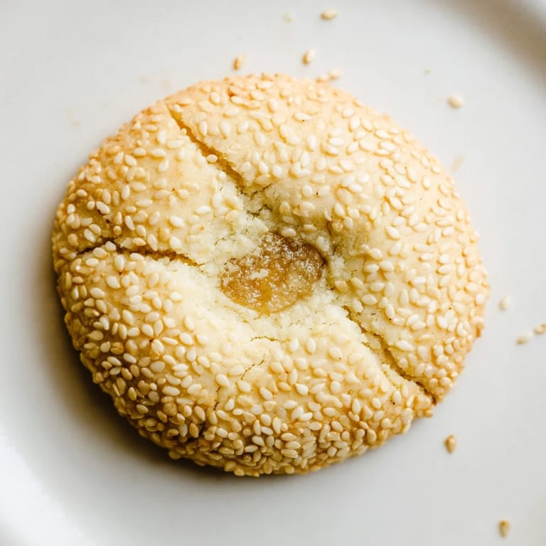 Soft, buttery Palestinian Kahk cookies with a sweet date filling, perfect for sharing during festive gatherings.