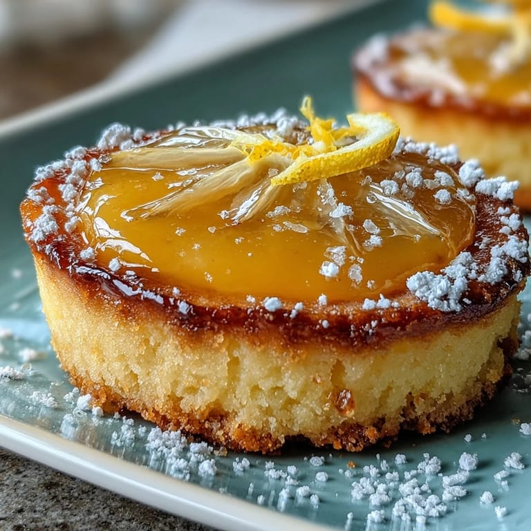 Soft sugar cookies filled with vibrant lemon curd and topped with a dusting of powdered sugar.  